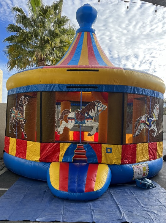 Carousel bounce house