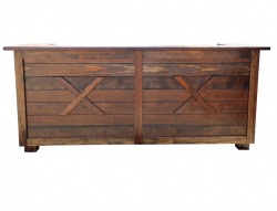 8ft Fruitwood farm style bar