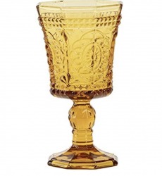 Amber Wine Glass