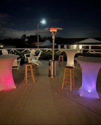 LED Belly Bar table