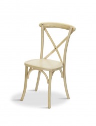 White Grain CrossBack Chair