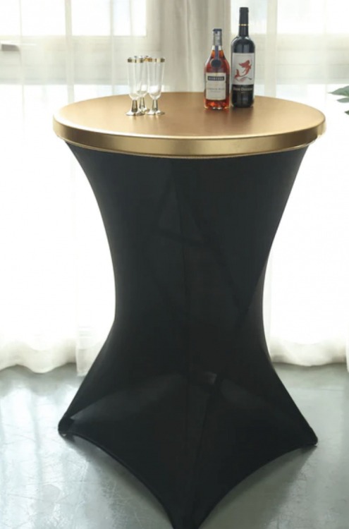 Black & Gold Table (spandex)