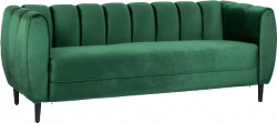 Emerald Green Velvet Sofa