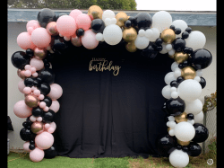 His & Hers Birthday Backdrop