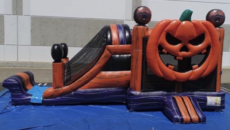 Pumpkin Bounce House Combo