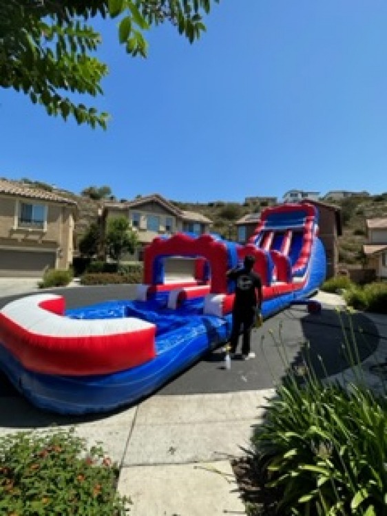 22ft Double Lane American Slide