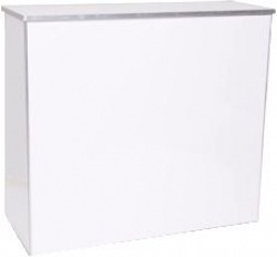 4ft Portable Bar (white)