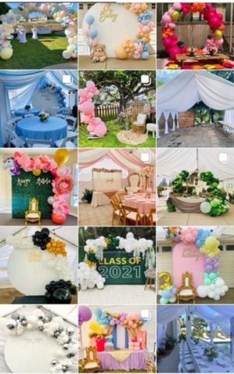 Backdrops/Tent draping